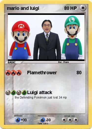 Pokemon mario and luigi