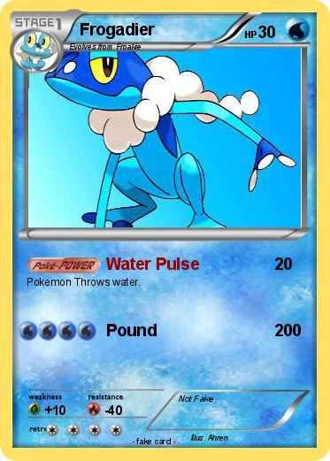Pokemon Frogadier