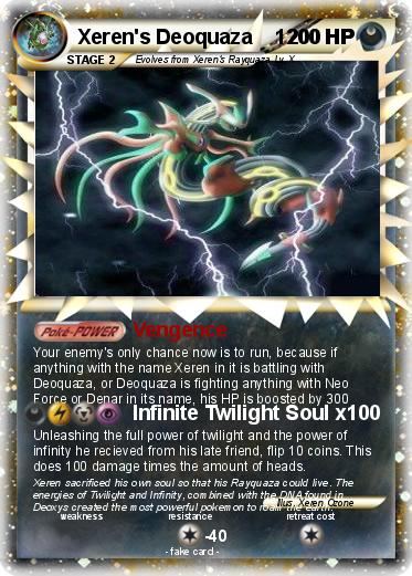Pokemon Xeren's Deoquaza    1200 HP