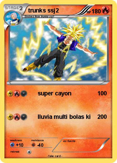Pokemon trunks ssj2 Pokemon trunks ssj2