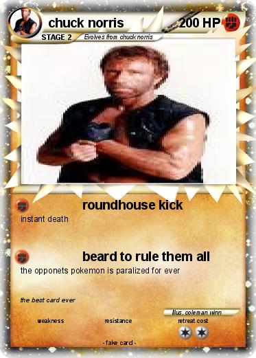 Pokemon chuck norris
