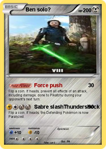 Pokemon Ben solo?