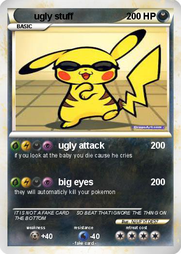 Pokemon ugly stuff