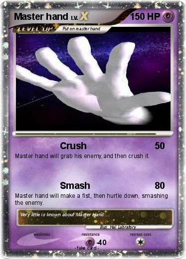 Pokemon Master hand