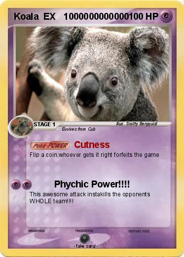 Pokemon Koala  EX   1000000000000