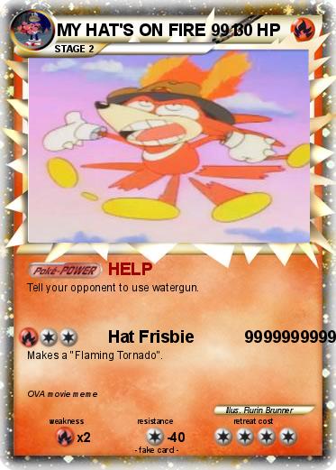Pokemon MY HAT'S ON FIRE 991
