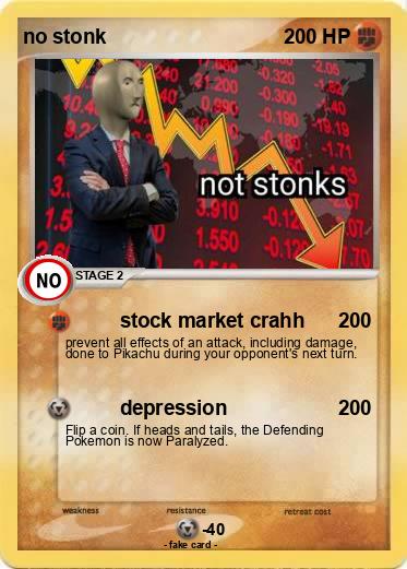 Pokemon no stonk