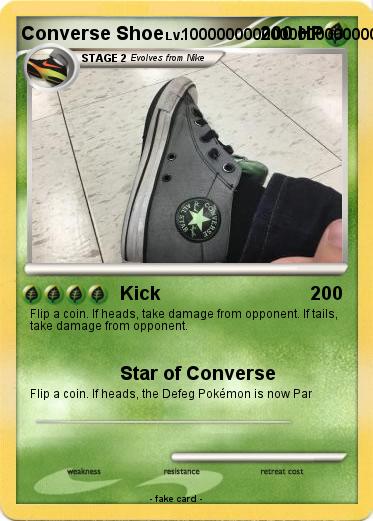 Pokemon Converse Shoe