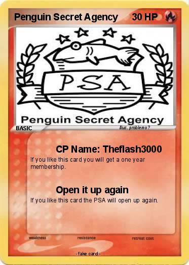 Pokemon Penguin Secret Agency