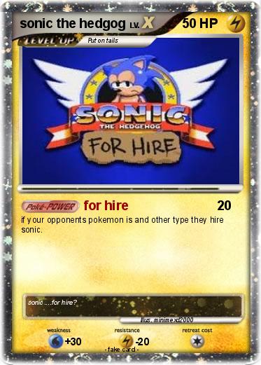 Pokemon sonic the hedgog