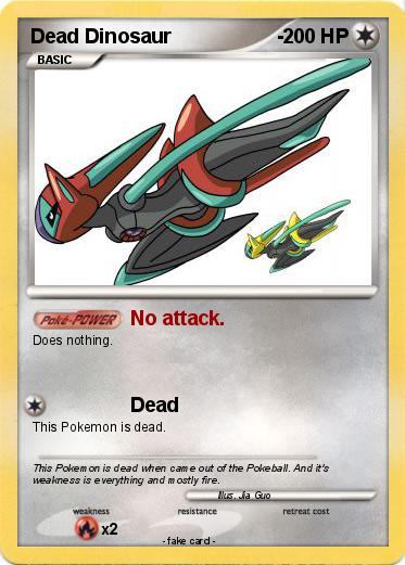 Pokemon Dead Dinosaur                   -