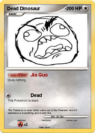 Pokemon Dead Dinosaur                   -