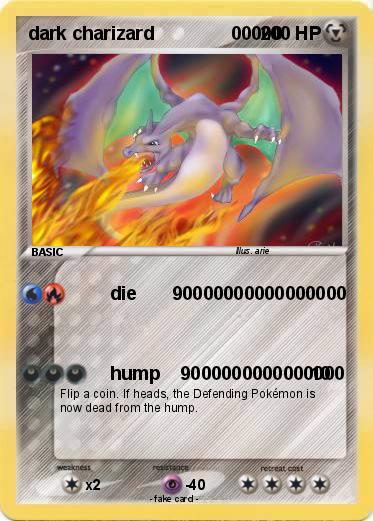 Pokemon dark charizard               00000