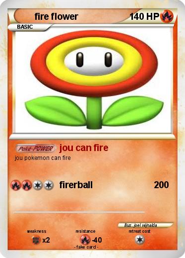 Pokemon fire flower