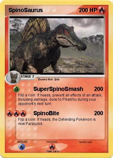 Pokemon SpinoSaurus