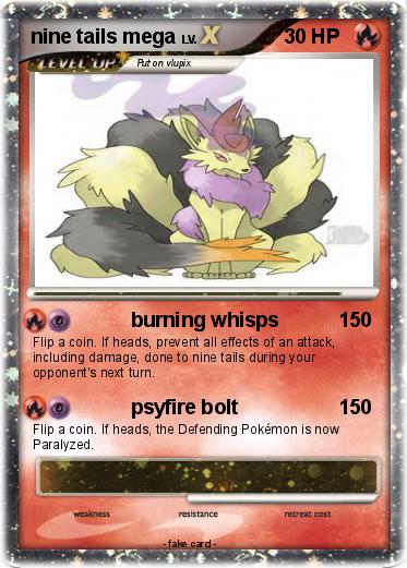 Pokemon nine tails mega