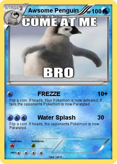 Pokemon Awsome Penguin