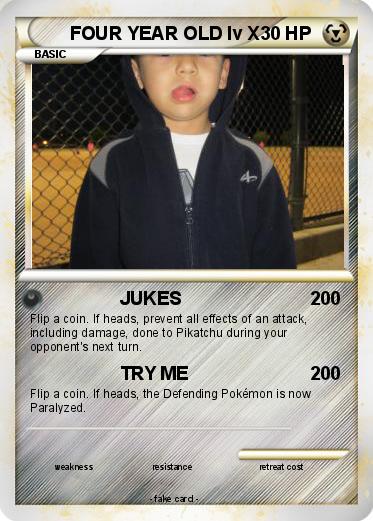 Pokemon FOUR YEAR OLD lv X