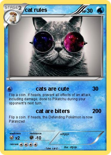 Pokemon cat rules