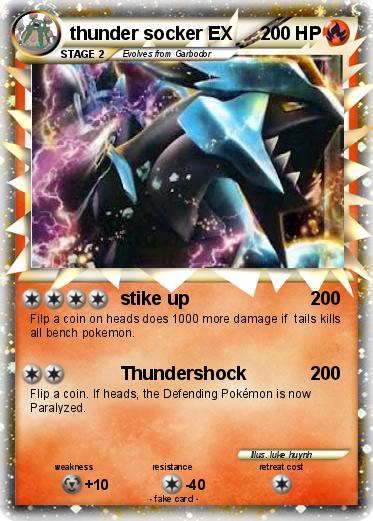 Pokemon thunder socker EX