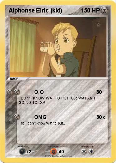 Pokemon Alphonse Elric (kid)