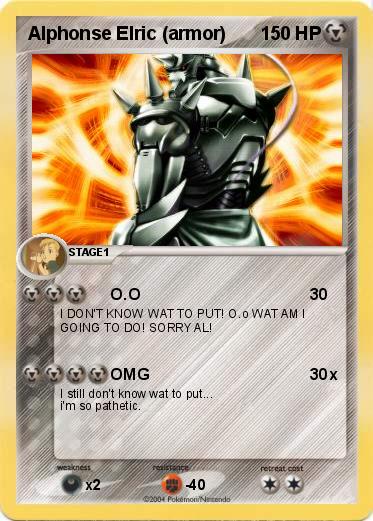 Pokemon Alphonse Elric (armor)