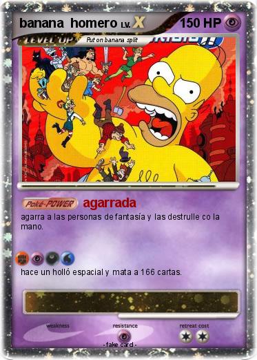 Pokemon banana  homero