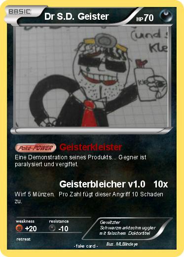 Pokemon Dr S.D. Geister