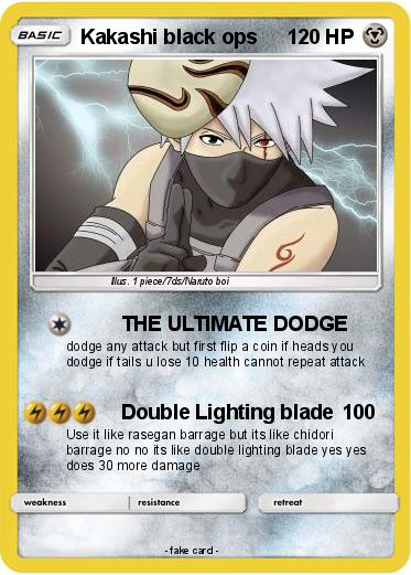 Pokemon Kakashi black ops