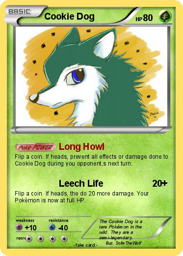 Pokemon Cookie Dog