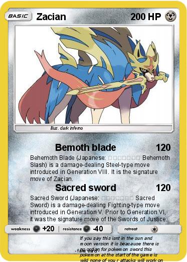Pokemon Zacian