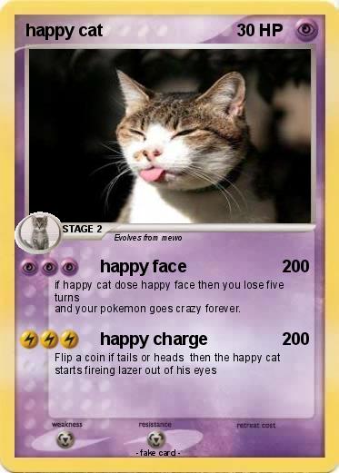 Pokemon happy cat