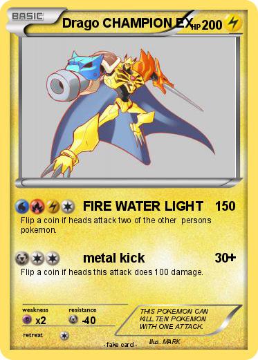 Pokemon Drago CHAMPION EX