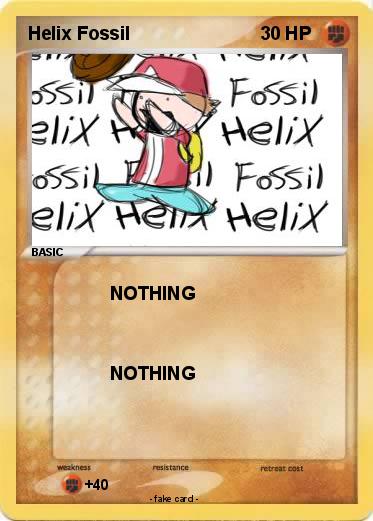 Pokemon Helix Fossil