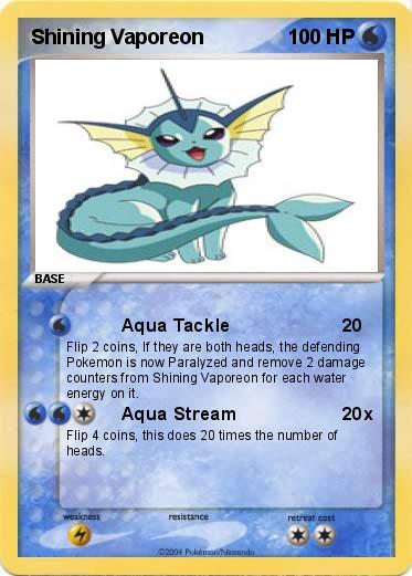 Pokemon Shining Vaporeon