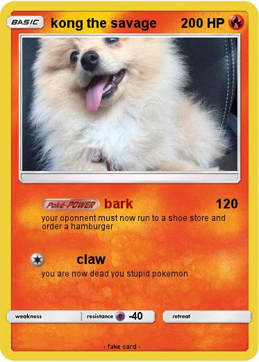 Pokemon kong the savage