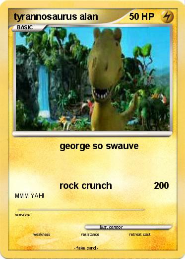 Pokemon tyrannosaurus alan