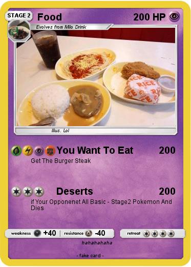 Pokemon Food