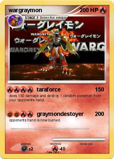 Pokemon wargraymon