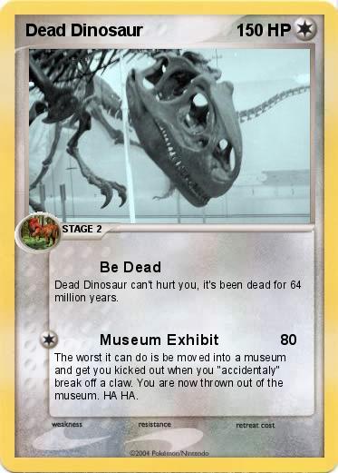 Pokemon Dead Dinosaur