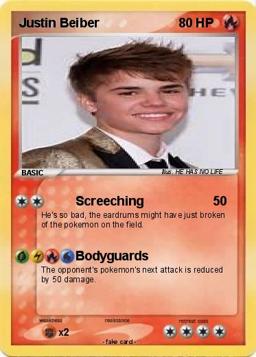 Pokemon Justin Beiber