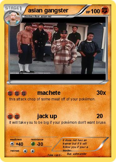 Pokemon asian gangster