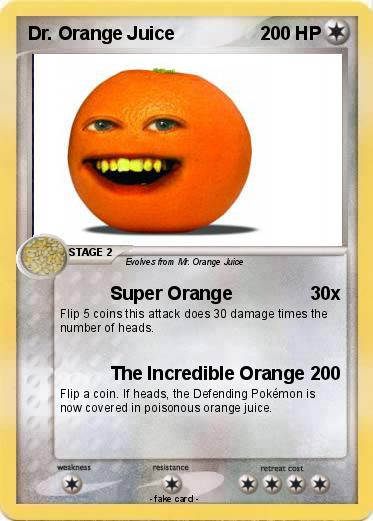 Pokemon Dr. Orange Juice