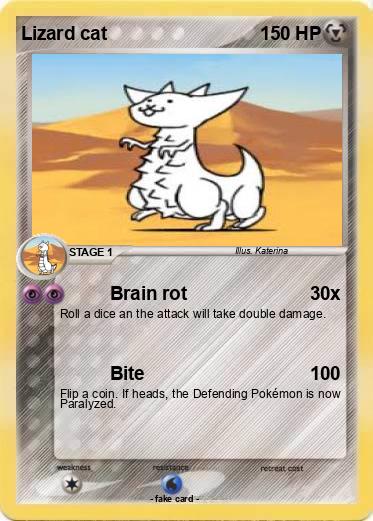 Pokemon Lizard cat