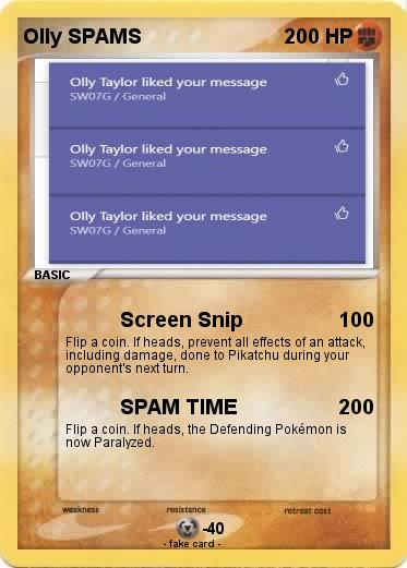 Pokemon Olly SPAMS