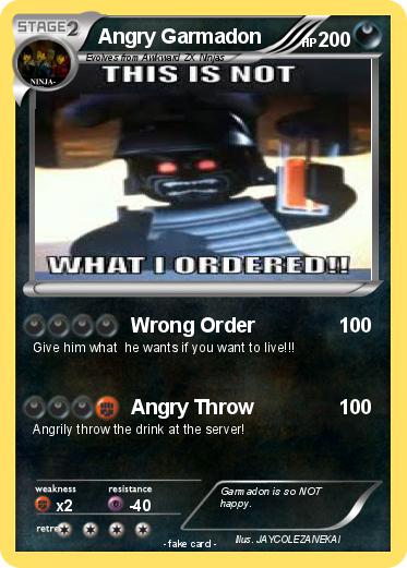 Pokemon Angry Garmadon