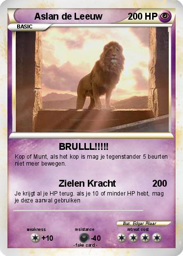 Pokemon Aslan de Leeuw