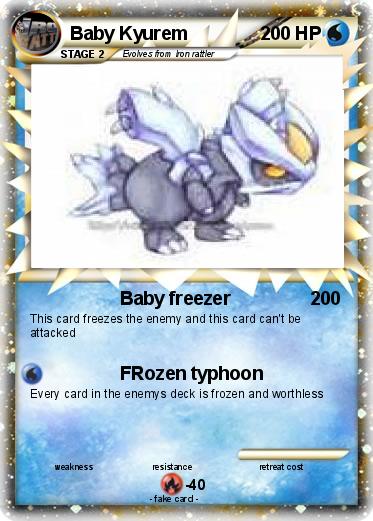 Pokemon Baby Kyurem