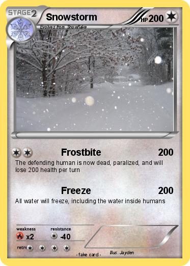 Pokemon Snowstorm