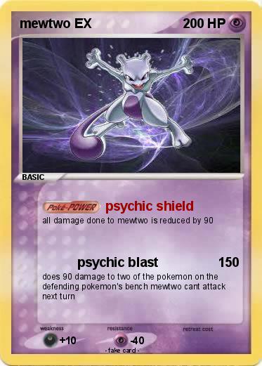 Pokemon mewtwo EX